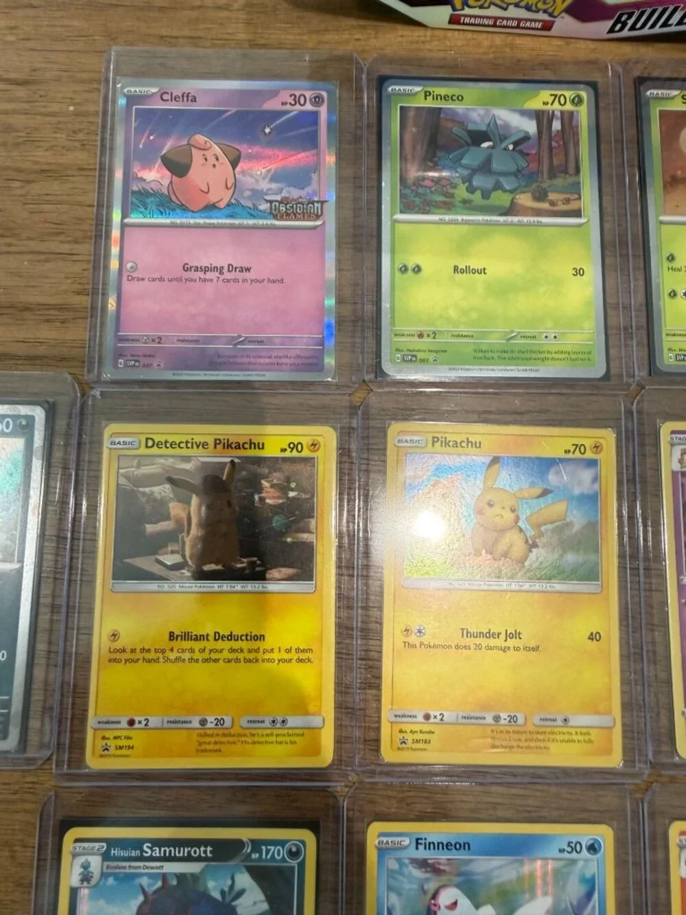 Pokemon TCG Card Lot (15 Holos/Promos) + Astral Radiance Deck Box/ Storage